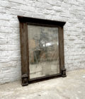 Brown Trumeaux 74x90 cm semi side
