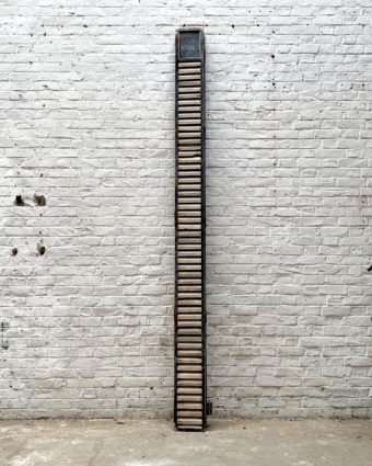 Folded triptych shutter