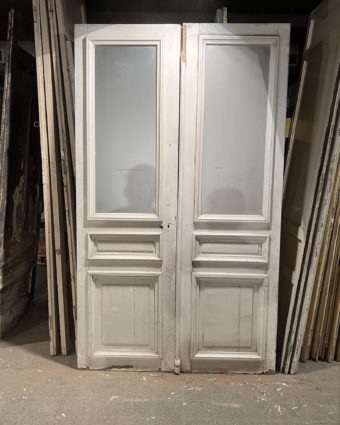 Double porte Haussmannienne vitrée 152x254 cm