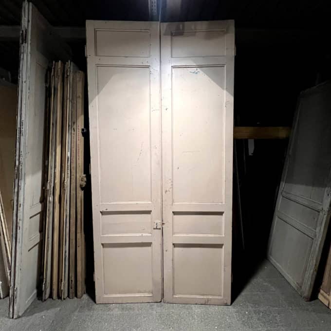 Antique double door 145x292 cm