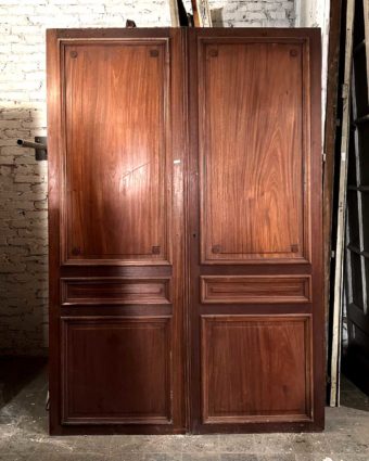 Double porte de placard style Louis XVI 159x2325