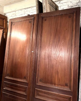 Double porte de placard style Louis XVI 159x2325 top