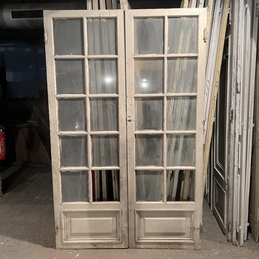 Double porte vitrée 144x227 cm