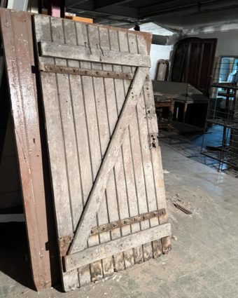 Porte ancienne de grange 108x198 cm