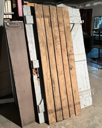 Porte ancienne de grange 63x202 cm