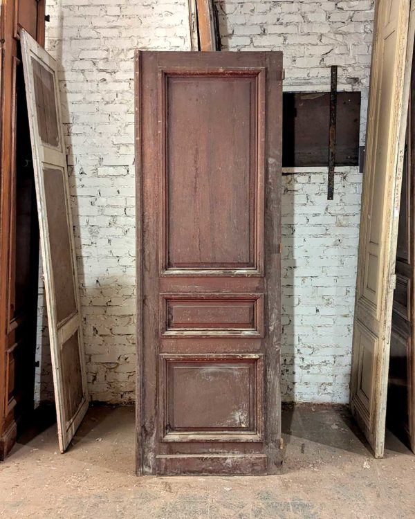 Antique Haussmann door 78x228 back