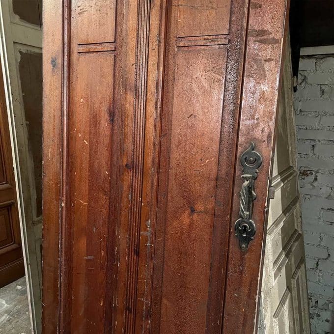 Antique door 78x242 details