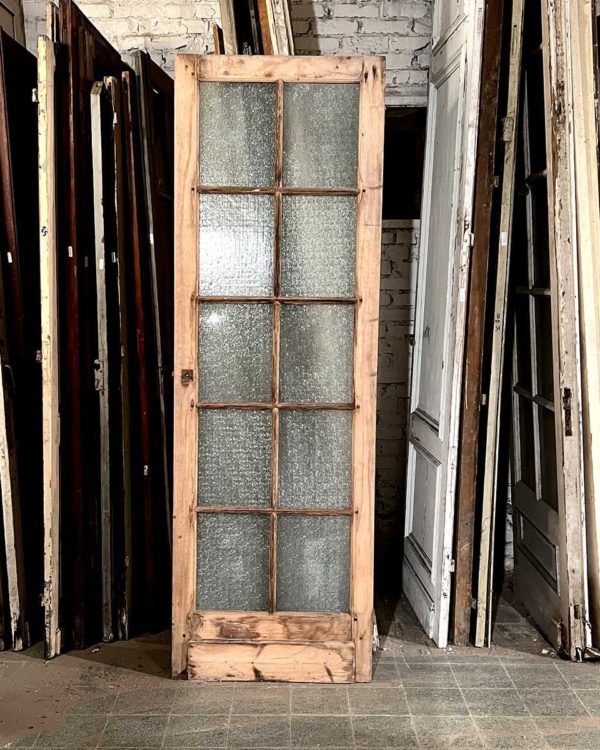 Antique glass door