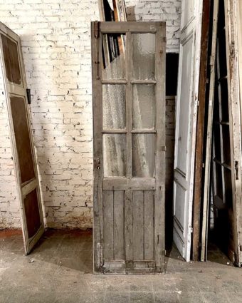 Porte ancienne vitrée 65x229 back