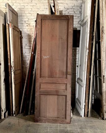 Porte de placard ancienne de style 1930 78x235 back