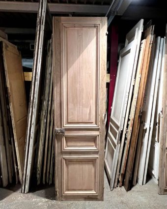 Porte haussmannienne décapée 74x266 cm