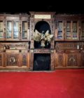 Boiserie bibliothèque avec dorure