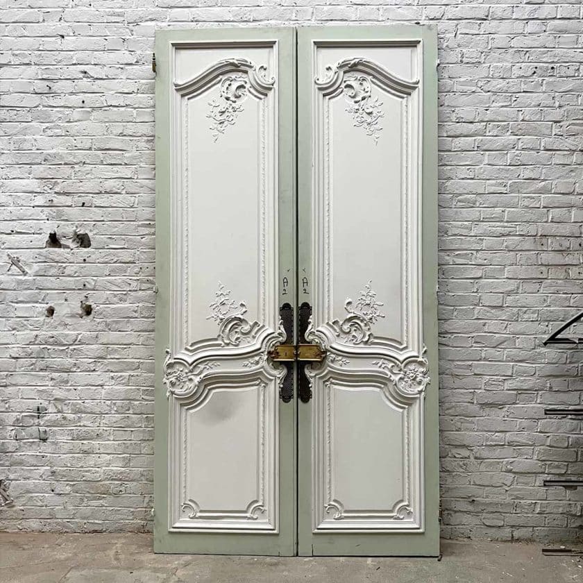 Louis XV double door with moulding