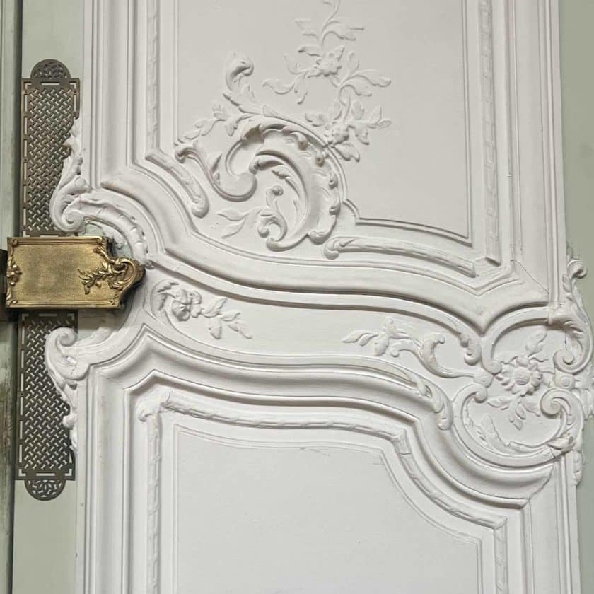 Duble porte Louis XV 276x148 cm side