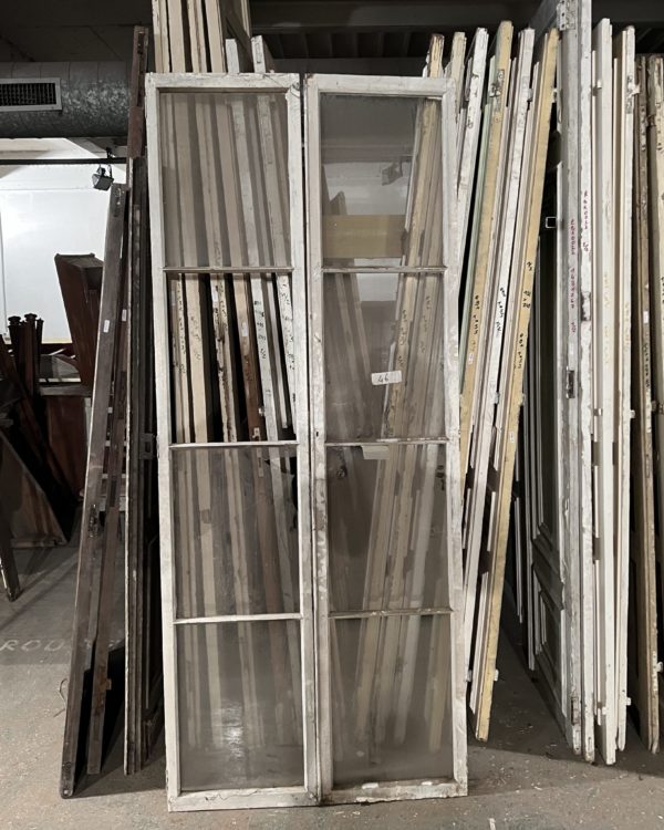 Antique glass door 78x236 cm