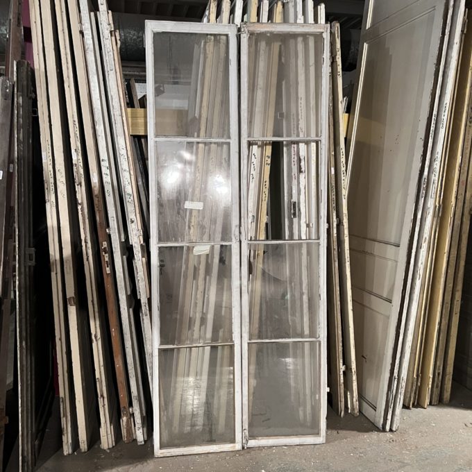 Antique glass door 78x236 cm