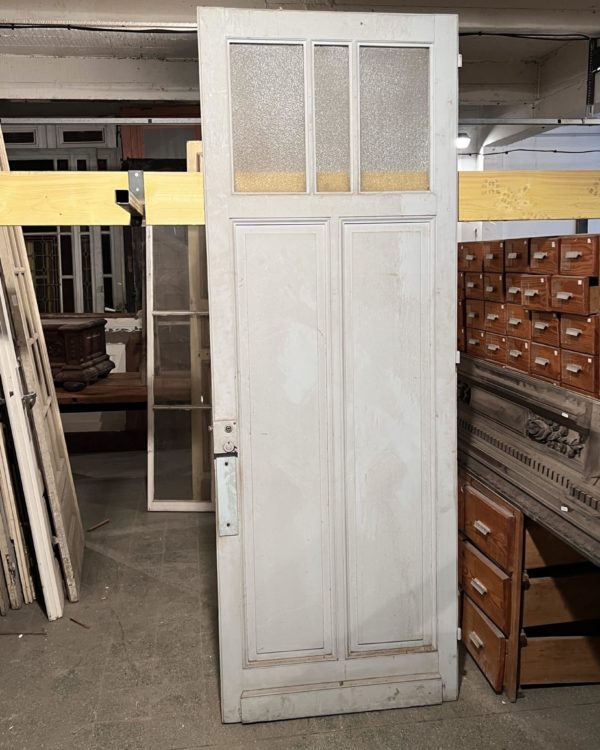 Antique glass door 89x248 cm