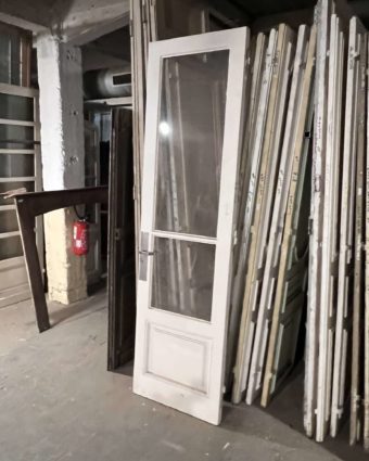 Porte vitrée ancienne 70x248 cm