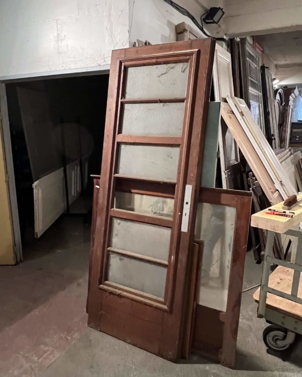 Glass door 79x220 cm