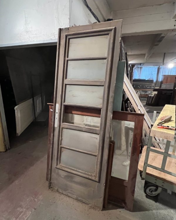 Glass door 79x220 cm