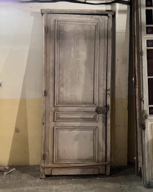 Antique door with frame 108x255 cm