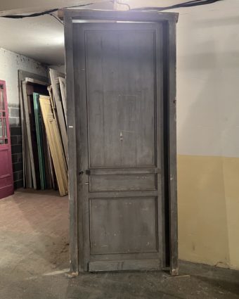 Porte ancienne avec bâti 108x255 cm