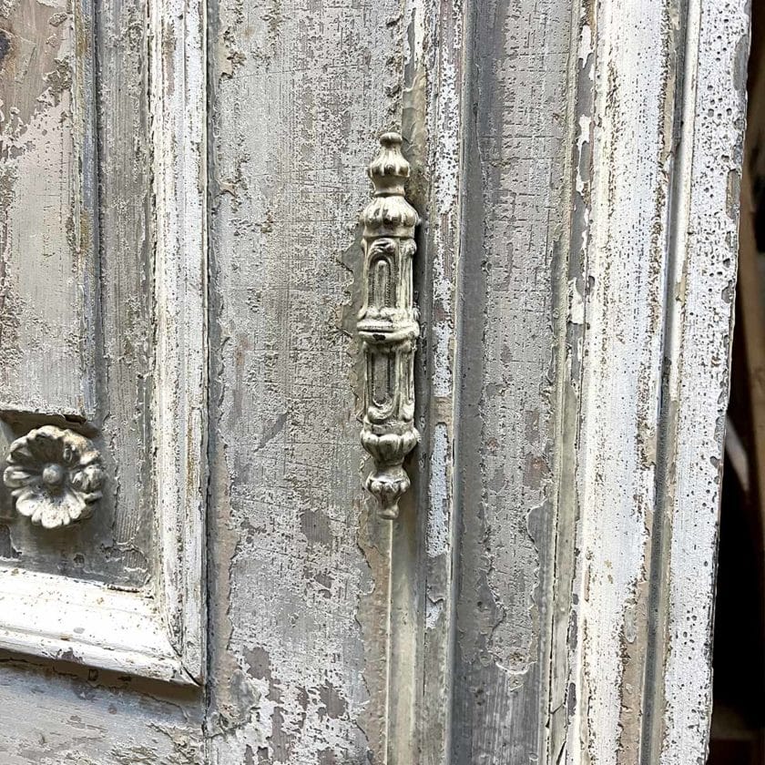 Louis XVI style decorative double door details