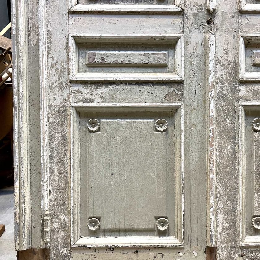 Louis XVI style decorative double door down