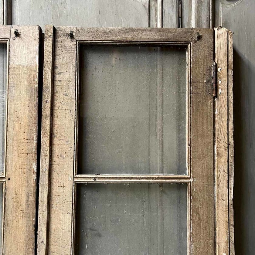 Double porte vitrée en chêne top
