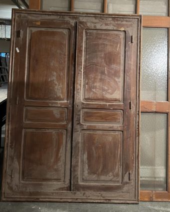 Double porte de placard avec bâti 137x194 cm