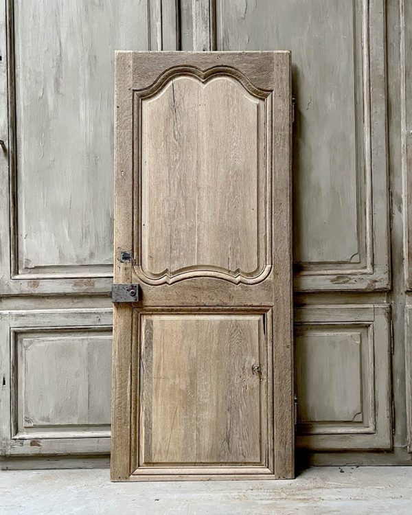 Antique Louis XV style oak door 76x181
