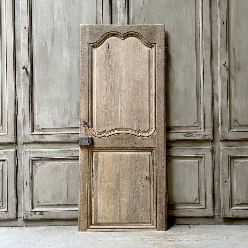 Antique Louis XV style oak door 76x181