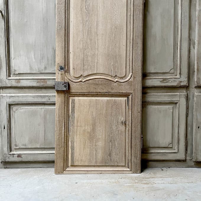 Antique Louis XV style oak door 76x181