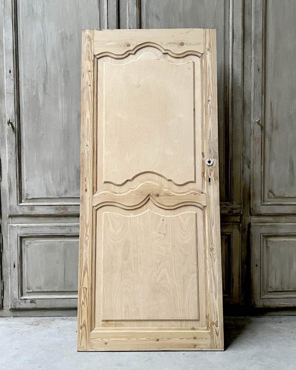 Stripped Louis XV cupboard door 90x207 cm