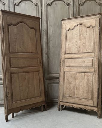 Paire de porte de placard avec bâti