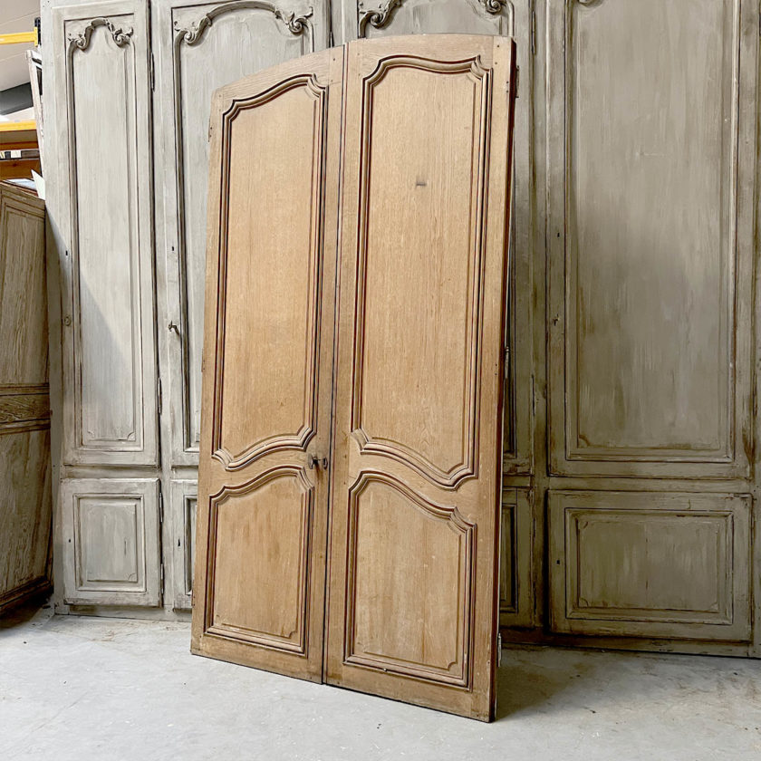 Louis XV oak double door 138x257 cm