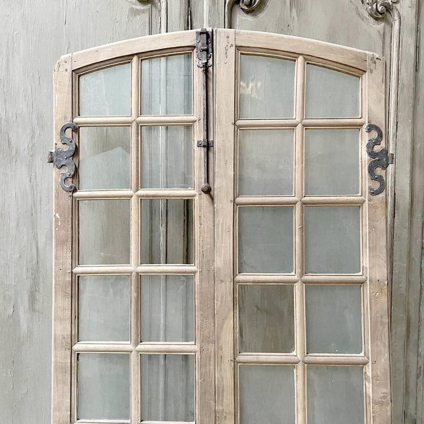 Antique double glass door 101x260 cm