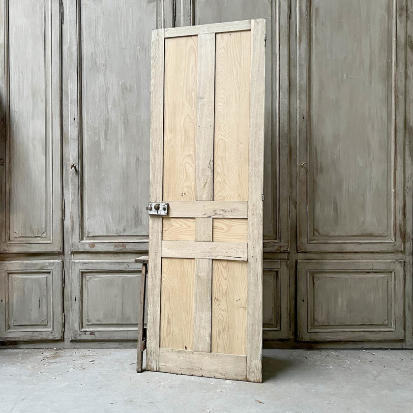 Antique stripped cupboard door 79x235 cm