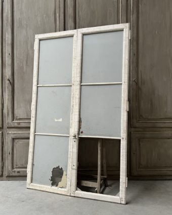 Double porte vitrée 129x205 cm