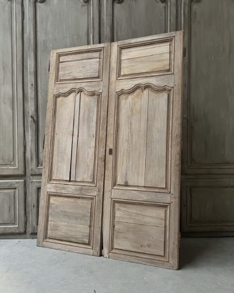 Double porte de placard style Louis XV 156x222 cm