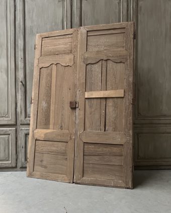 Double porte de placard style Louis XV 156x222 cm