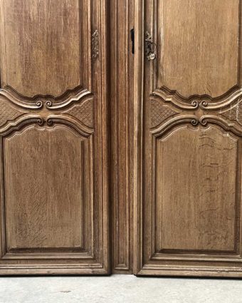 Double porte de placard 130x209 cm down