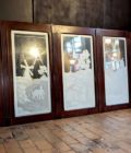 Back bar mirror