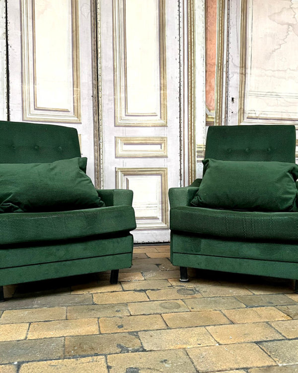 Paire de fauteuil des années 60 front