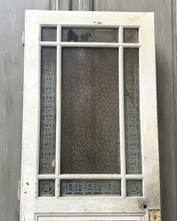 Single glass door 84x239 cm top