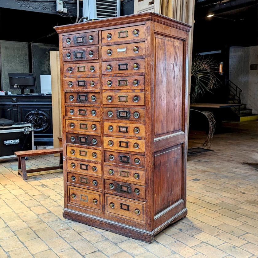 Craft cabinet with drawers