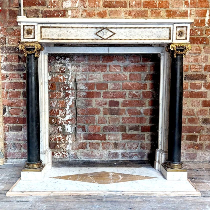 Front fireplace