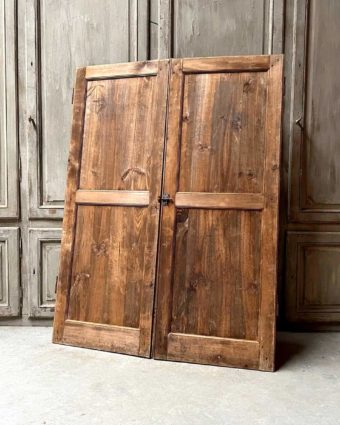 Double porte de placard décapé 1345x182cm back