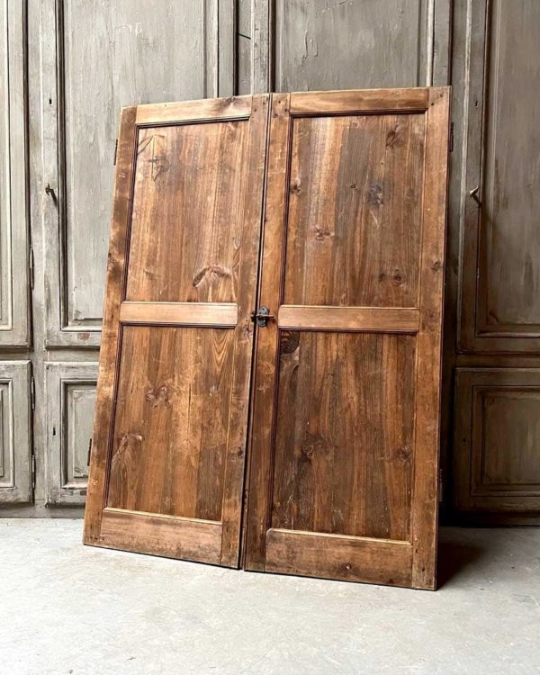 Stripped double cupboard door 1345x182cm back