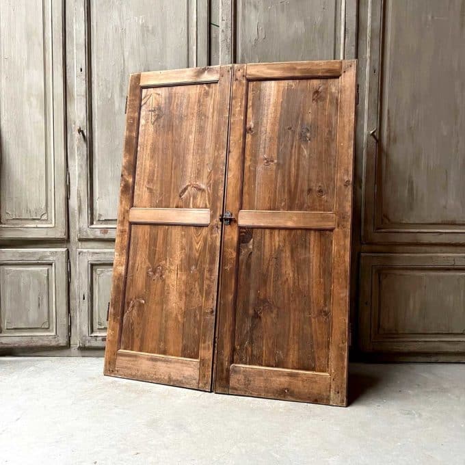 Stripped double cupboard door 1345x182cm back